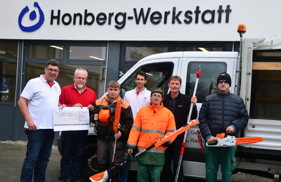 Übergabe Hornberg Werkstatt